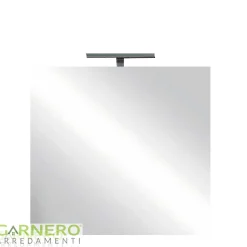 Garnero Arredamenti Specchio moderno con un LED 60x75cm vetro Premier Hot