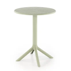 Garnero Arredamenti Tavolino da giardino rotondo polipropilene 60cm Ondina Verde Menta New