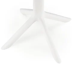 Garnero Arredamenti Tavolino da giardino rotondo polipropilene 60cm Ondina Bianco Sale