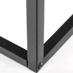 Garnero Arredamenti Tavolino da salotto industrial 100x60cm rovere nero Tammy Discount