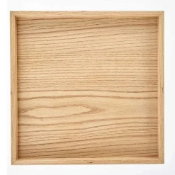 Garnero Arredamenti Tavolino da salotto moderno 42x42cm rovere naturale nero Fatima Best