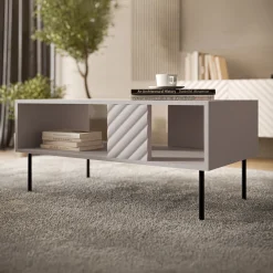 Garnero Arredamenti Tavolino da salotto 100x64cm con frontali decorati Daniele Beige Online