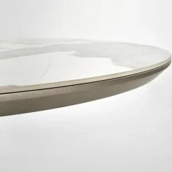 Garnero Arredamenti Tavolo allungabile da pranzo 160/200cm marmo bianco beige Iolanda Best