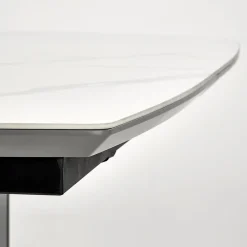 Garnero Arredamenti Tavolo allungabile da pranzo 160/220cm bianco grigio chiaro Ignazio Online