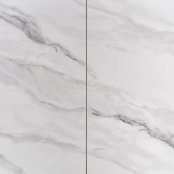 Garnero Arredamenti Tavolo allungabile da pranzo 160/220cm bianco grigio chiaro Ignazio Online