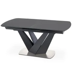 Garnero Arredamenti Tavolo allungabile moderno 160/200cm grigio scuro nero Blasco Best