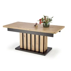 Garnero Arredamenti Tavolo allungabile moderno 130/170cm rovere nero Ottowa Best