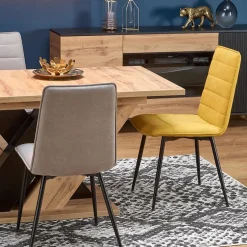 Garnero Arredamenti Tavolo allungabile moderno 160/200cm rovere nero Wolly Clearance