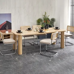 Garnero Arredamenti Tavolo allungabile moderno 160/240cm rovere Erevan