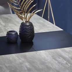 Garnero Arredamenti Tavolo allungabile moderno 180/230cm grigio scuro nero Zara Clearance