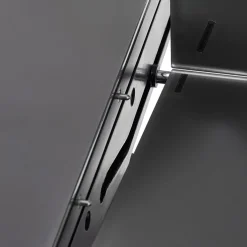 Garnero Arredamenti Tavolo allungabile moderno 180/220cm grigio scuro nero Borgia New