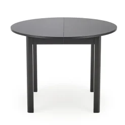 Garnero Arredamenti Tavolo allungabile rotondo 102/142cm moderno nero Caienna Online