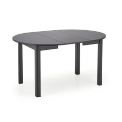 Garnero Arredamenti Tavolo allungabile rotondo 102/142cm moderno nero Caienna Online