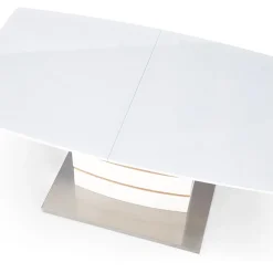 Garnero Arredamenti Tavolo 140/180cm allungabile moderno bianco lucido quercia Driade Hot