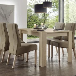 Garnero Arredamenti Tavolo 137/185cm allungabile moderno samoa Olimpo Obsession Rovere New