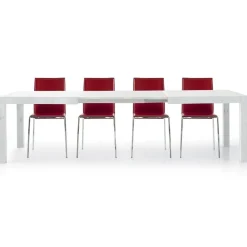 Garnero Arredamenti Tavolo 160/260cm da pranzo allungabile bianco frassinato Lago Gihome® Hot
