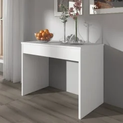 Garnero Arredamenti Tavolo consolle allungabile moderno 50/302cm bianco opaco Giada Online