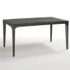 Garnero Arredamenti Tavolo da giardino esterno bar dehors 150x74 cm antracite Levanzo