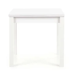 Garnero Arredamenti Tavolo da pranzo allungabile moderno 80/160cm bianco Akainu Bianco Opaco