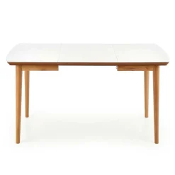 Garnero Arredamenti Tavolo da pranzo allungabile 90/190cm bianco opaco rovere Mostar