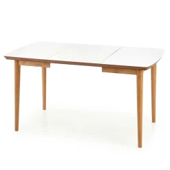 Garnero Arredamenti Tavolo da pranzo allungabile 90/190cm bianco opaco rovere Mostar