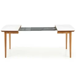 Garnero Arredamenti Tavolo da pranzo allungabile 90/190cm bianco opaco rovere Mostar