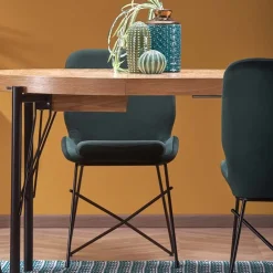 Garnero Arredamenti Tavolo da pranzo allungabile moderno 100/300cm rovere nero Wally Clearance