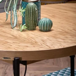 Garnero Arredamenti Tavolo da pranzo allungabile moderno 100/300cm rovere nero Wally Clearance