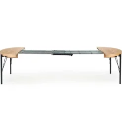 Garnero Arredamenti Tavolo da pranzo allungabile moderno 100/300cm rovere nero Wally Clearance