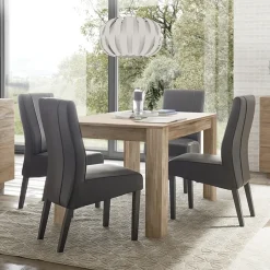 Garnero Arredamenti Tavolo da pranzo rettangolare moderno 180x90cm rovere Alvarez Hot