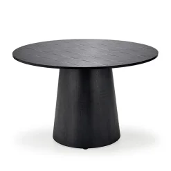 Garnero Arredamenti Tavolo da pranzo rotondo 120x77cm nero Igino Best