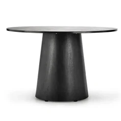 Garnero Arredamenti Tavolo da pranzo rotondo 120x77cm nero Igino Best