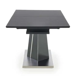 Garnero Arredamenti Tavolo in vetro allungabile moderno 160/200cm grigio scuro Curtis Sale