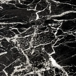 Garnero Arredamenti Tavolo rotondo moderno 100x73cm marmo nero oro Onorato Marmo Nero - Oro Hot