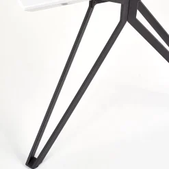 Garnero Arredamenti Tavolo 160x90cm design rettangolare laccato bianco lucido nero Ercole Hot