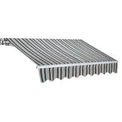 Garnero Arredamenti Tenda da sole a bracci unito 300x200cm righe verdi Orsus Verde New