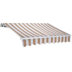 Garnero Arredamenti Tenda da sole a bracci 300x200cm righe Orsus Beige Online