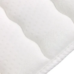 Garnero Arredamenti Topper singolo 90x200cm trapuntato imbottito con elastici bianco Corsica Discount