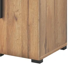 Garnero Arredamenti Vetrinetta bassa 90x136h cm 2 ante soggiorno rovere Maiorca Clearance