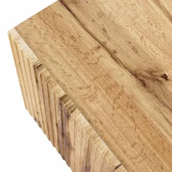 Garnero Arredamenti Vetrinetta 60x183h cm 1 anta moderna cannettato Essence Quercia Hot