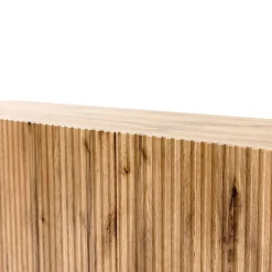 Garnero Arredamenti Vetrinetta 60x183h cm 1 anta moderna cannettato Essence Quercia Hot