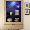 Garnero Arredamenti Vetrinetta 106x177h cm 2 ante 1 cassetto sherwood oak Juvena Hot